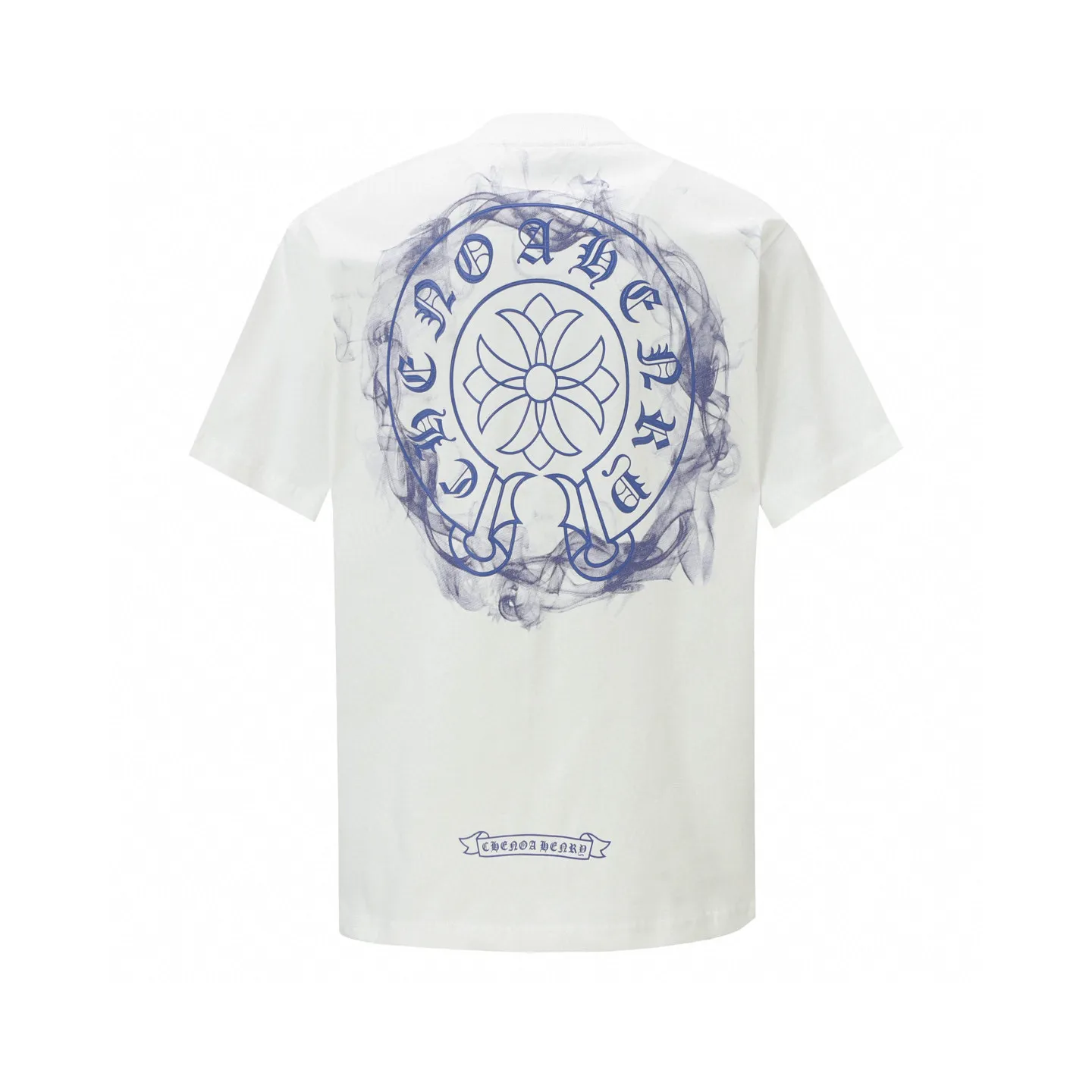 🅿️170 CH/Cro Heart 25ss front and back logo printed logo round neck short sleeves. Fabric: Made of 280g double yarn smooth fabric, high temperature pre-shrunk. The weight is up to 300g. It is equipped with 1x1 thread in the same cylinder. It is not easy to deform after repeated washing. Workmanship: positioning and cutting, oversize loose version, imported glue dot printing. Accessories: original supporting accessories. Color: black white Size: XS-L